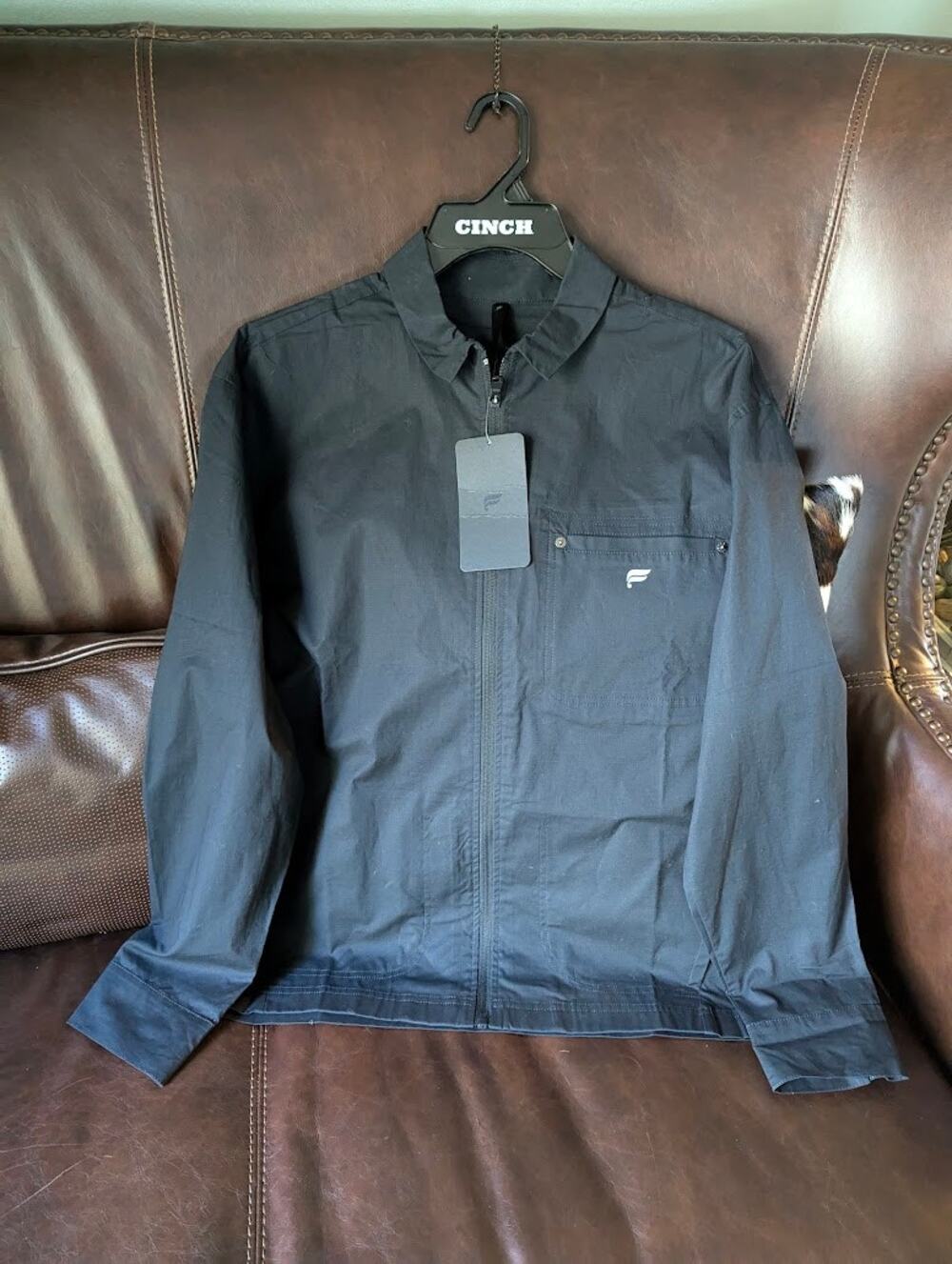 Fabletics Mens The Heights Jacket SMALL BLACK